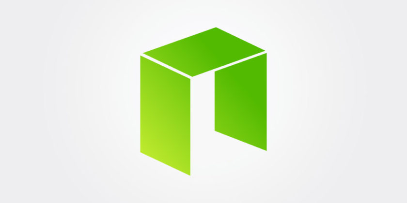 The logo of NEO cryptocurrency