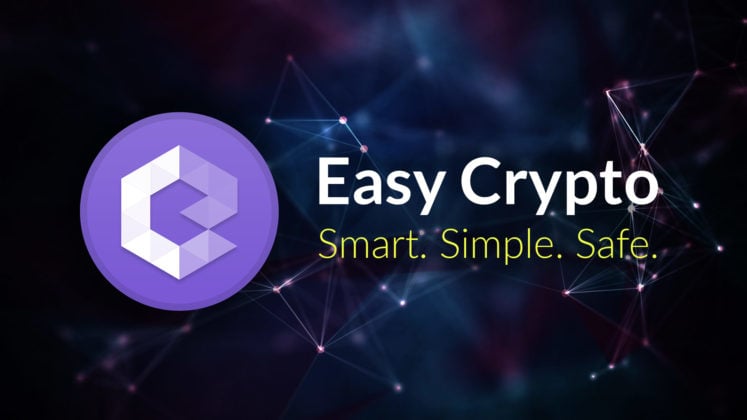 horizontal-banner of easy crypto